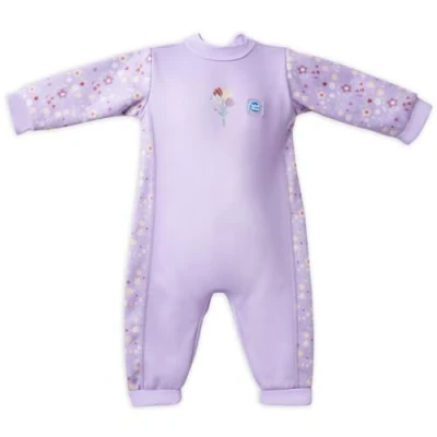 Afbeelding van Splash About Warm in One Baby Wetsuit, Lilac Spring, 6 12 Maanden