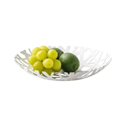 Afbeelding van Yamazaki Fruitschaal Tower Breed Wit 25x25x5cm