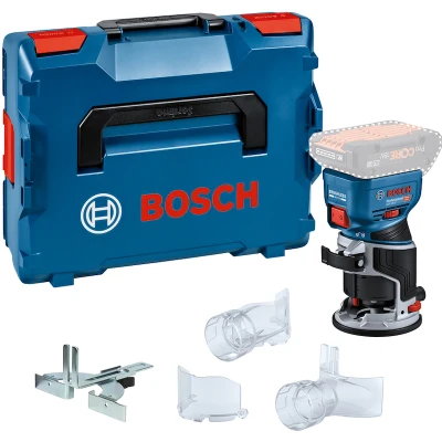 Afbeelding van Bosch Blauw GKF 18V 8 accu Kantenfrees Zonder en lader In L BOXX 136 06016C2001