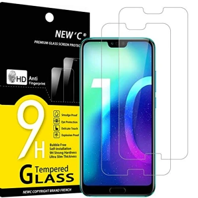Afbeelding van NEW&#039;C 2 Stuks, Screen Protector voor Honor 10, Gehard Glass Schermbeschermer Film 0.33 mm ultra transparant, resistent