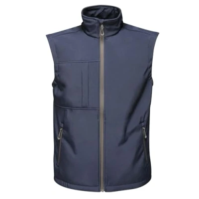 Afbeelding van Regatta TRA848 74496 Professionele Octagon II 3 Layer Waterdichte Softshell Body warmer, Navy (SlGrey), 4XL