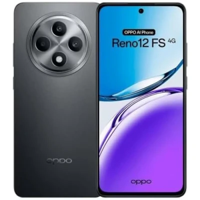 Afbeelding van OPPO Reno12FS 4G Smartphone met IA, 16GB (8GB + 8GB, 512GB, 2,5D AMOLED display, 17,9 cm (6,7 inch), Camera 50 8 32 MP, Android, IP64, batterij 5.000mAh, snel opladen, 45W, matgrijs