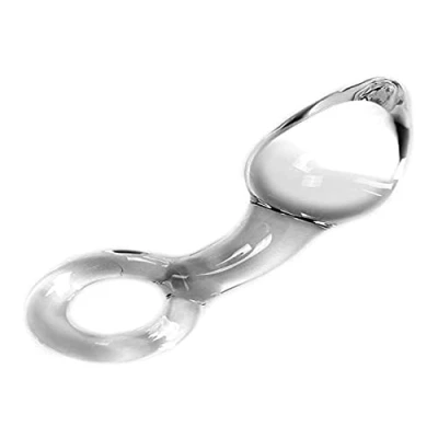 Afbeelding van Glazen Buttplug met ring