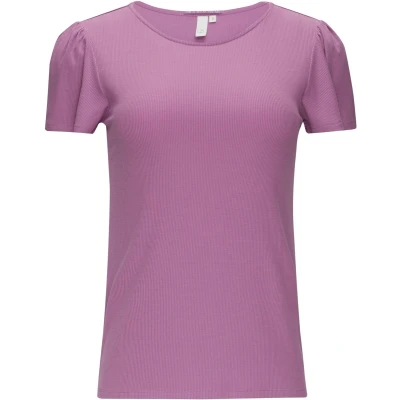 Afbeelding van QS MIT Kurzem Weitem ÄRMEL Tshirt basic, Dames, Maat: Small, Lavendel