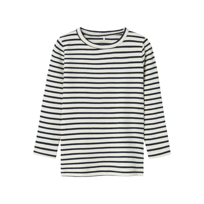 Afbeelding van Name it Nmnbani Unisex Longsleeve voor kinderen, Maat: 80, Dark sapphire