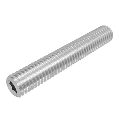 Afbeelding van SECCARO stelschroef met conische punt M8 x 50 mm, RVS V2A VA A2, DIN 913 / ISO 4026, binnenzeskant, 20 stuks