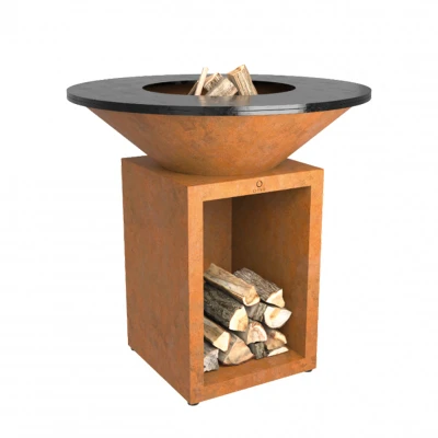 Afbeelding van OFYR Classic+ Storage Corten 100 Vuurschaal Barbecue