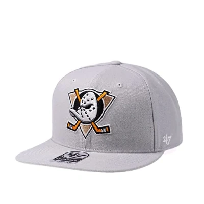 Afbeelding van 47brand Anaheim Ducks Snow Gray Edition Captain Snapback Cap