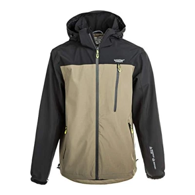 Afbeelding van Weather Report Funktions Delton Outdoorjas, Heren, Maat: Small, Black / olive