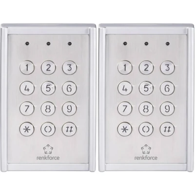 Afbeelding van Renkforce Codeslot Opbouw (op muur) IP65 Met verlicht toetsenbord