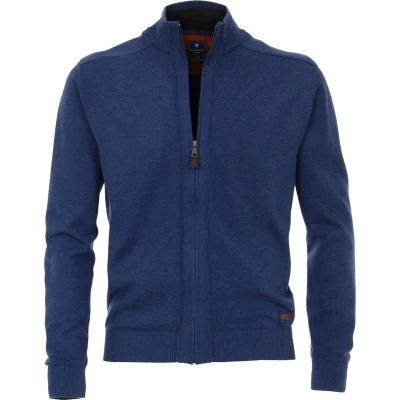 Afbeelding van Redmond Casual Cardigan donkerblauw, Melange
