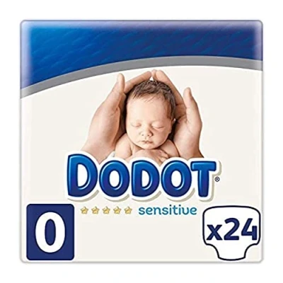 Afbeelding van Dodot Sensitive Luiers Maat 0 24 stuks(0 3kg)