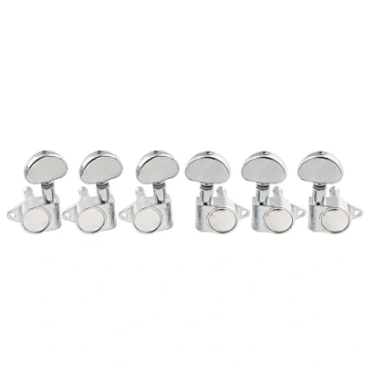 Afbeelding van Wilkinson WJ303 3L3R Gitaar Stemmechanieken 1:19 Ratio Tuners voor Epiphone USA Les Paul SG Elektrische of Akoestische Gitaar, Chroom