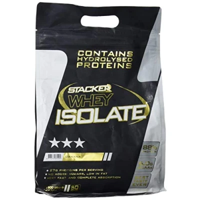Afbeelding van Whey Isolate Stacker 1500gr Banaan