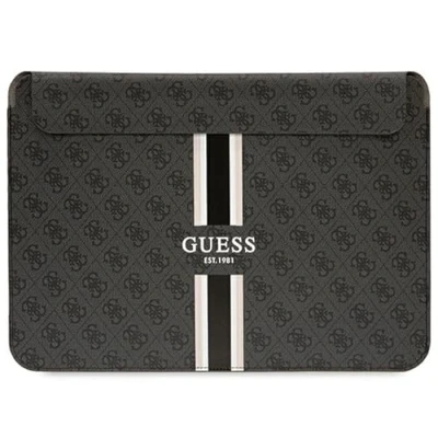 Afbeelding van Guess 4G Printed Stripe Sleeve voor o.a. Apple MacBook (13&quot;/14&quot;) Grijs