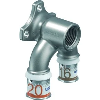 Afbeelding van Uponor u muurplaat s press plus 20mm x 1 2 16mm pers binnendraad 1070631