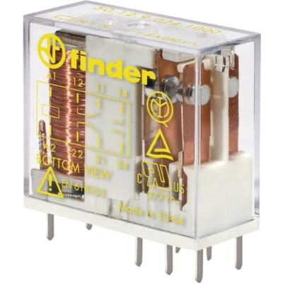 Afbeelding van Finder 50.12.9.024.4000 Printrelais 24 V/DC 8 A 2x wisselcontact 1 stuk(s)