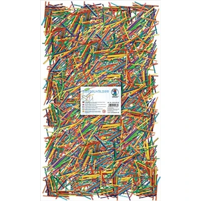 Afbeelding van Ursus 42160002 knutselhout intensieve kleuren, ca. 5000 stuks