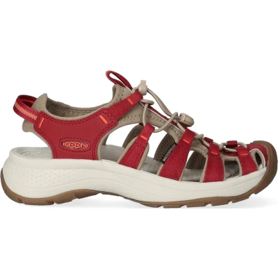 Afbeelding van Keen Astoria WEST Outdoorsandalen, Dames, Maat: 38.5, Red/pink Leer en textiel