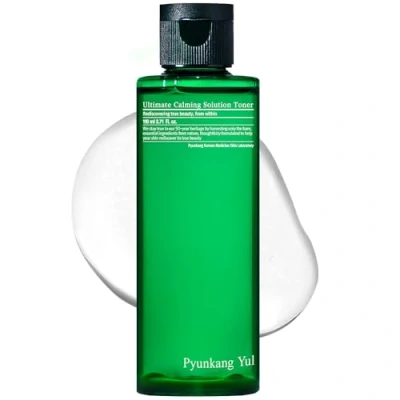 Afbeelding van [PKY] Pyunkang Yul Calming Solution Toner voor de gevoelige huid, met gepatenteerde ingrediënten, kalmeert intensief en verlicht roodheid cica theeboom, Koreaanse huidverzorging, 110 ml
