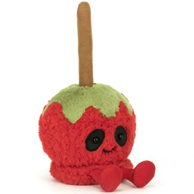 Afbeelding van Jellycat amuseables knuffelappel met toffee 12 cm