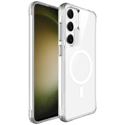 Afbeelding van Samsung Galaxy S24 Plus MagSafe Hoesje Kunststof iMoshion Backcover/Hardcase Transparant Telefoonhoesje Shockproof/Valbescherming