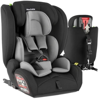 Afbeelding van tectake® Autostoel Emely i Size Goedkeuring met Isofix Austostoel Zitverhoger Kinderzitje Auto Autostoeltjes