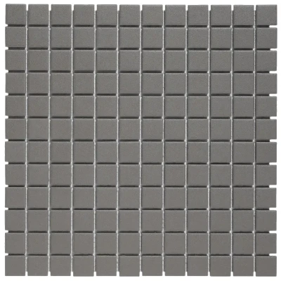 Afbeelding van The Mosaic Factory London Vierkant Dark Grey 2,3x2,3 cm