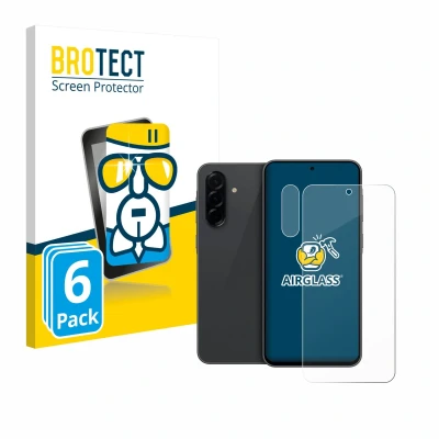 Afbeelding van BROTECT Screenprotector voor Samsung Galaxy A36 (Voor+Camera) Folie Beschermfolie Beschermglas transparant (6 Stuks)
