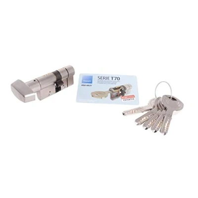 Afbeelding van Tesa Assa Abloy Knop Lange Leva 35x35 mm Vernikkeld