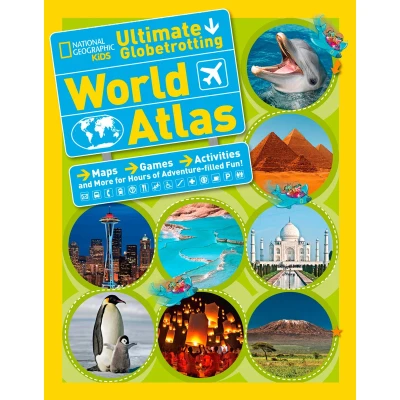 Afbeelding van National Geographic Kids Ultimate Globetrotting World Atlas: Maps, Games, Activities, and More for Hours of Adventure filled Fun!