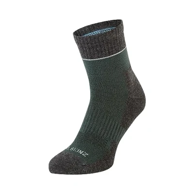 Afbeelding van SEALSKINZ Bircham Waterdichte Morston Solo sneldrogende enkelsokken voor alle weersomstandigheden, olijfgroen [Olive]/mergelgrijs/crèmekleurig, XL