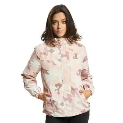 Afbeelding van Brandit Windbreaker Frontzip Lichte jas, Dames, Maat: Large, Candy camo