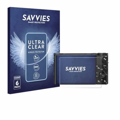 Afbeelding van Savvies Screenprotector voor Sony Cyber Shot DSC RX100 VIIA Folie Beschermfolie transparant (6 Stuks)