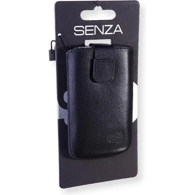 Afbeelding van Senza Leather Slide Case Black Size S