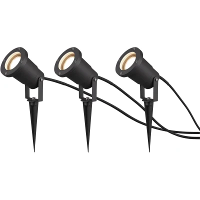 Afbeelding van TRIO UBANGI Spot Antraciet excl. 3x GU10 4,9W Buitenverlichting IP65