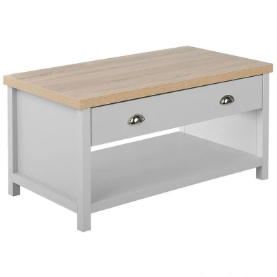 Afbeelding van Beliani Salontafel CLIO Grijs spaanplaat