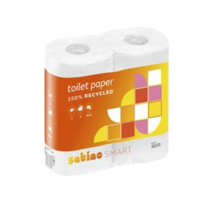 Afbeelding van Toiletpapier Satino Smart MT1 2 laags 400vel wit 062470 per 10
