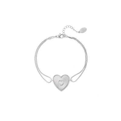 Afbeelding van Armband Hart Valentijn Zilver Liefde
