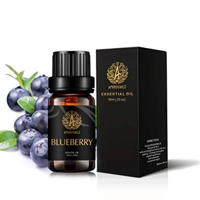 Afbeelding van aromatherapie bosbessen etherische olie voor diffuser, 100% pure luchtbevochtiger, thuis, 10ml bosbessenolie zeep maken