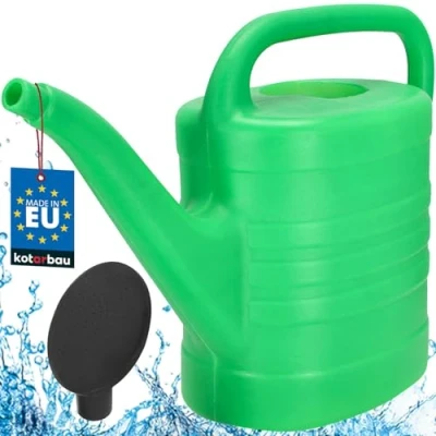 Afbeelding van KOTARBAU® gieter 12 L ovaal duurzame tuingieter kunststof met sproeier voor binnen en buiten tuinsteker de tuin