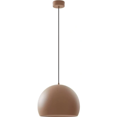 Afbeelding van Lucande Hanglampen 1licht Aluminium H: 29.7 cm lichtbruin Inclusief lichtbron