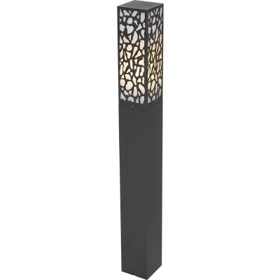 Afbeelding van QAZQA Modern buiten paaltje zwart 90 cm IP44 Nicole