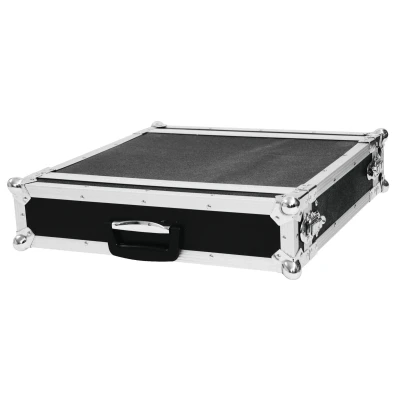 Afbeelding van Roadinger flightcase 19 inch CO DD, 2U, 40cm diep, zwart