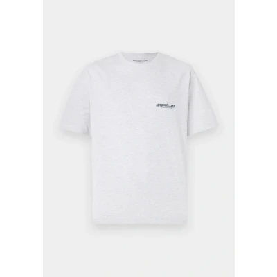 Afbeelding van Jack &amp; Jones Jcounion BACK Print TEE CREW Tshirt print, Heren, Maat: Large, White melange