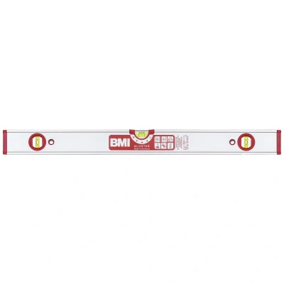 Afbeelding van BMI Waterpas 200 cm aluminium zilver ± 0,5 mm/m met magneet 1 stuk 694200 EMS