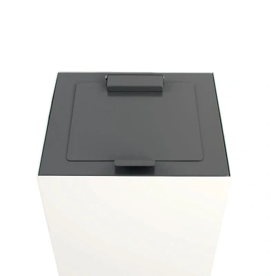 Afbeelding van Top met klepdeksel voor modulaire afvalscheidingsunit 90 liter Donkerg
