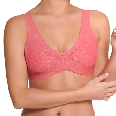 Afbeelding van Sloggi ZERO Feel Lace 2.0 Bralette Roze Small Dames