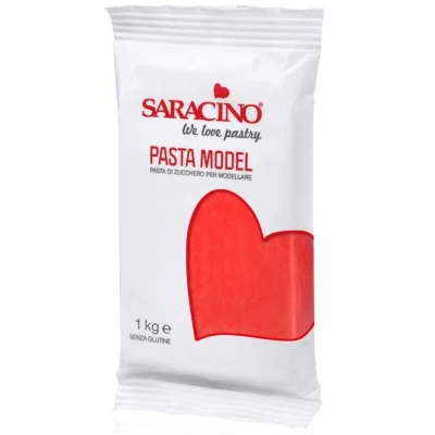 Afbeelding van Saracino Modelling Paste Rood 1kg