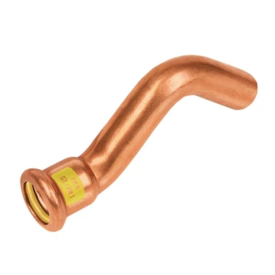 Afbeelding van Bonfix Perskoppeling Koper Gas Insteek passeerbocht Ø18x18mm